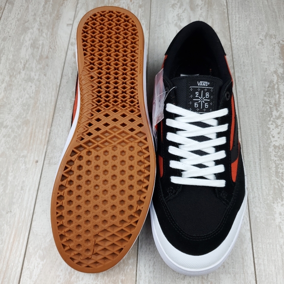 Vans Berle Pro Black N Orange - Picture 9 of 11